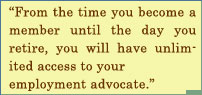 Become Member & Get Access To your Employment Advocate
